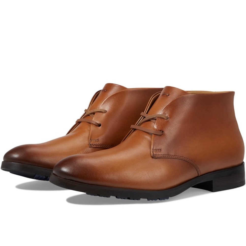 NWB Man's Boots Massimo Matteo Chukka Classic Boots size 12M brown leather 1162